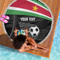 Custom Suriname Football 2026 Beach Blanket Come On Natio