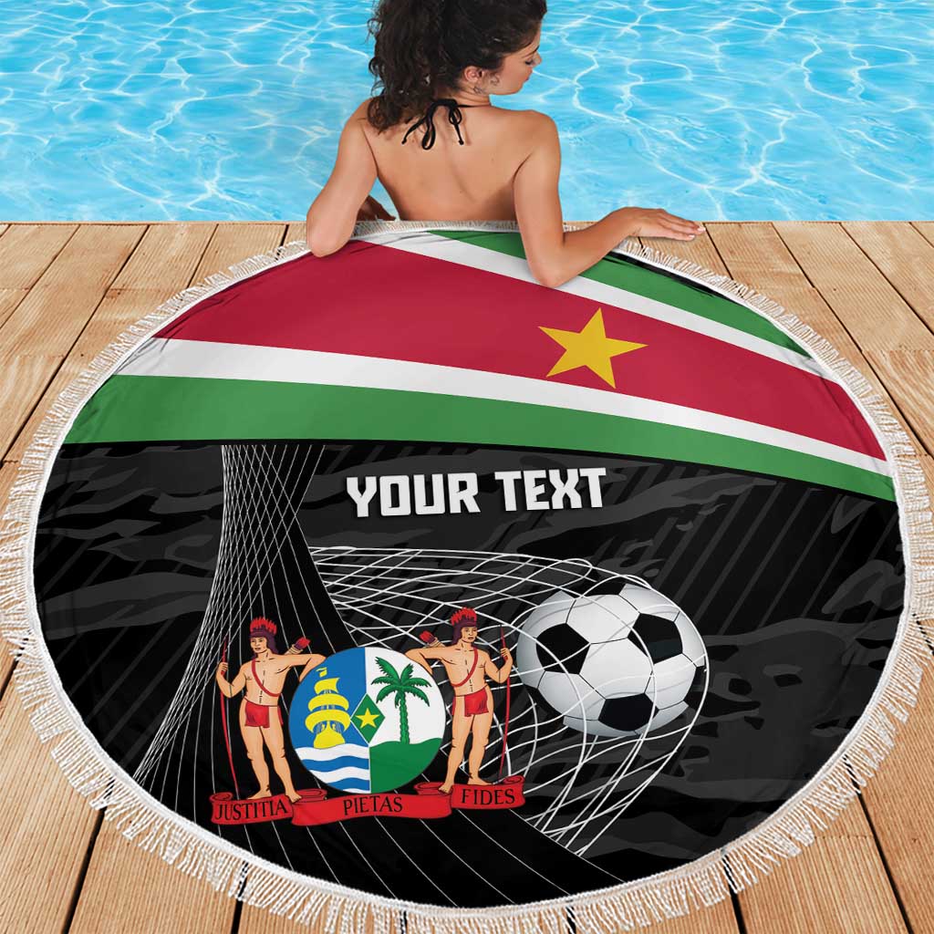 Custom Suriname Football 2026 Beach Blanket Come On Natio