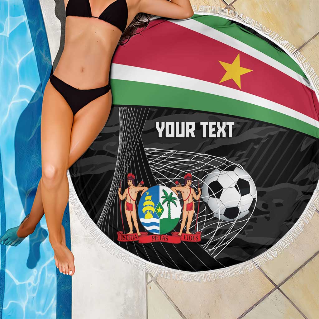 Custom Suriname Football 2026 Beach Blanket Come On Natio