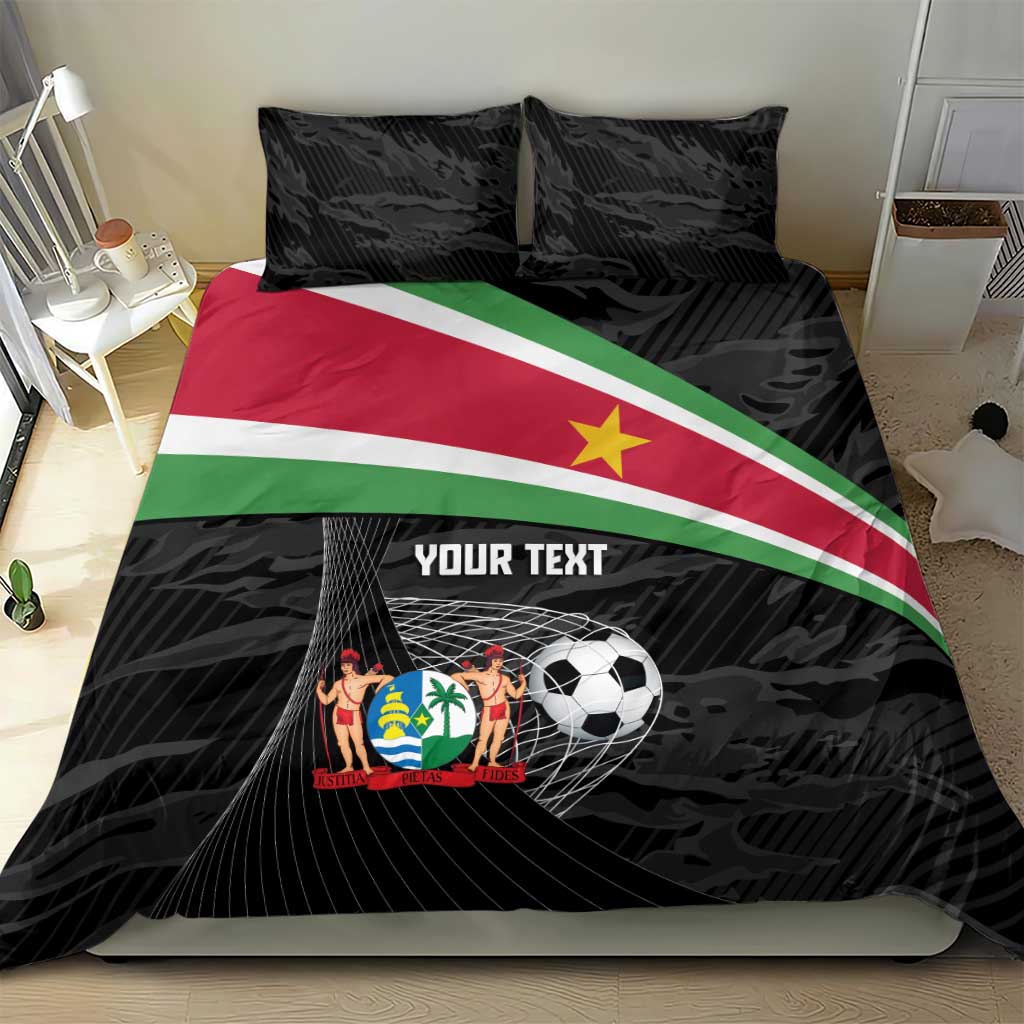 Custom Suriname Football 2026 Bedding Set Come On Natio