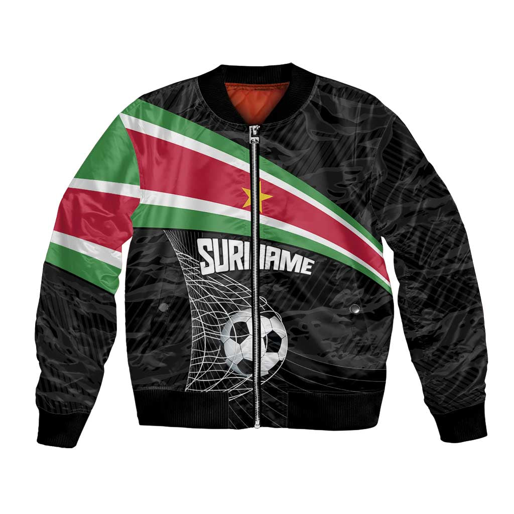Custom Suriname Football 2026 Bomber Jacket Come On Natio