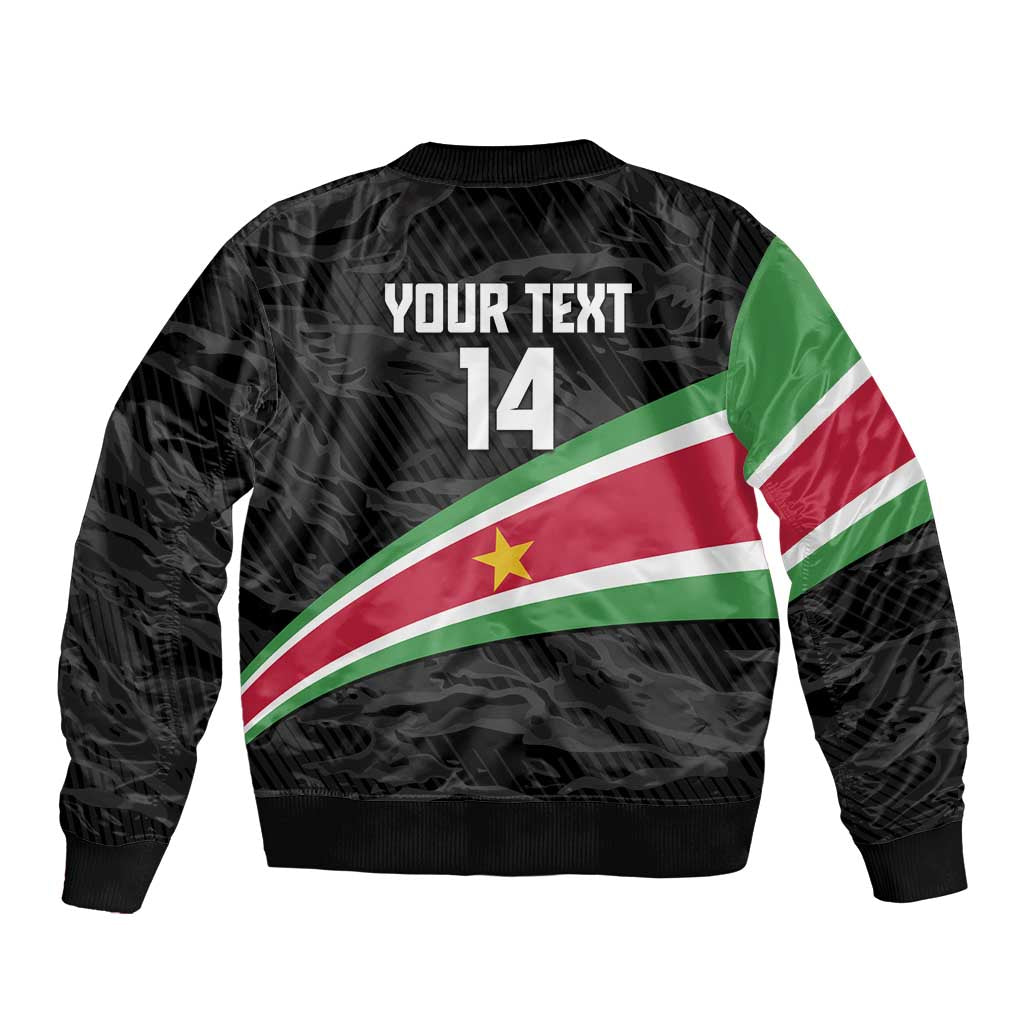 Custom Suriname Football 2026 Bomber Jacket Come On Natio