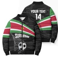 Custom Suriname Football 2026 Bomber Puffer Jacket Come On Natio