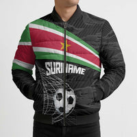 Custom Suriname Football 2026 Bomber Puffer Jacket Come On Natio