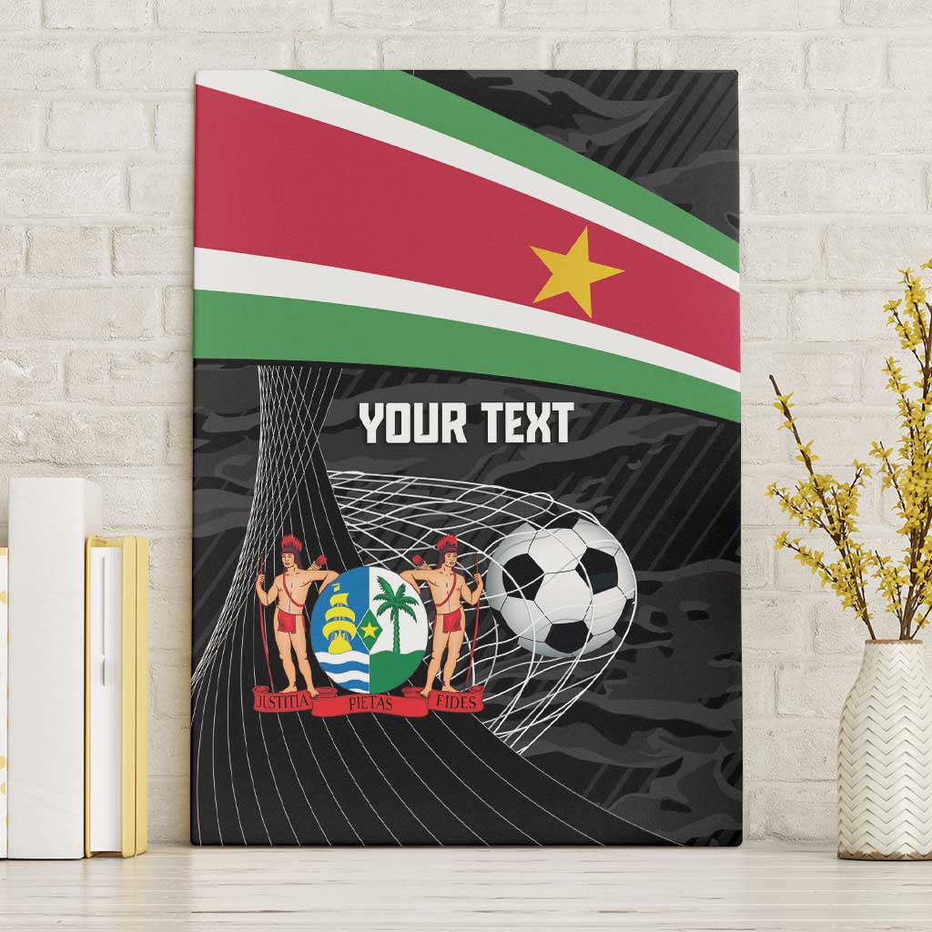 Custom Suriname Football 2026 Canvas Wall Art Come On Natio