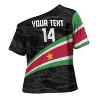 Custom Suriname Football 2026 Cross Shoulder Shirt Come On Natio