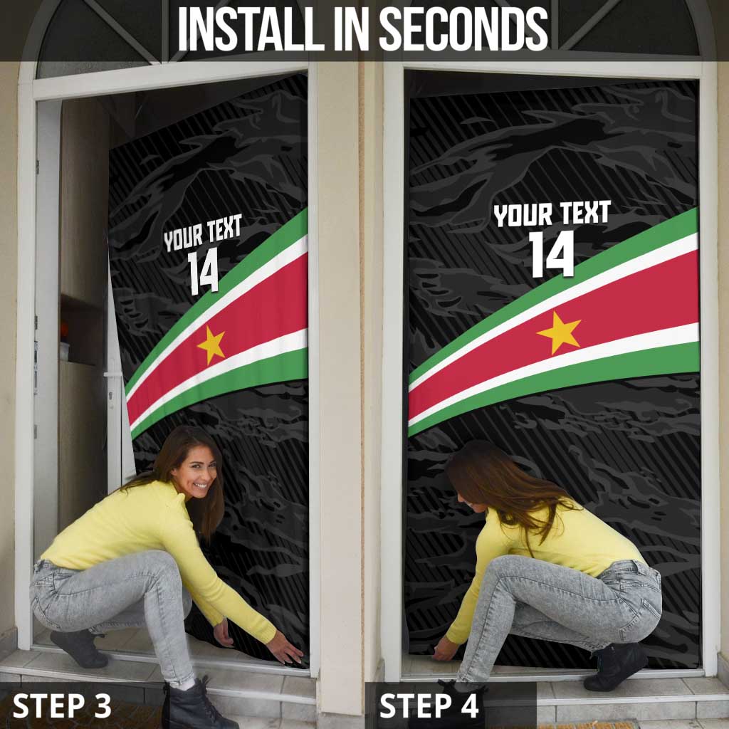 Custom Suriname Football 2026 Door Cover Come On Natio