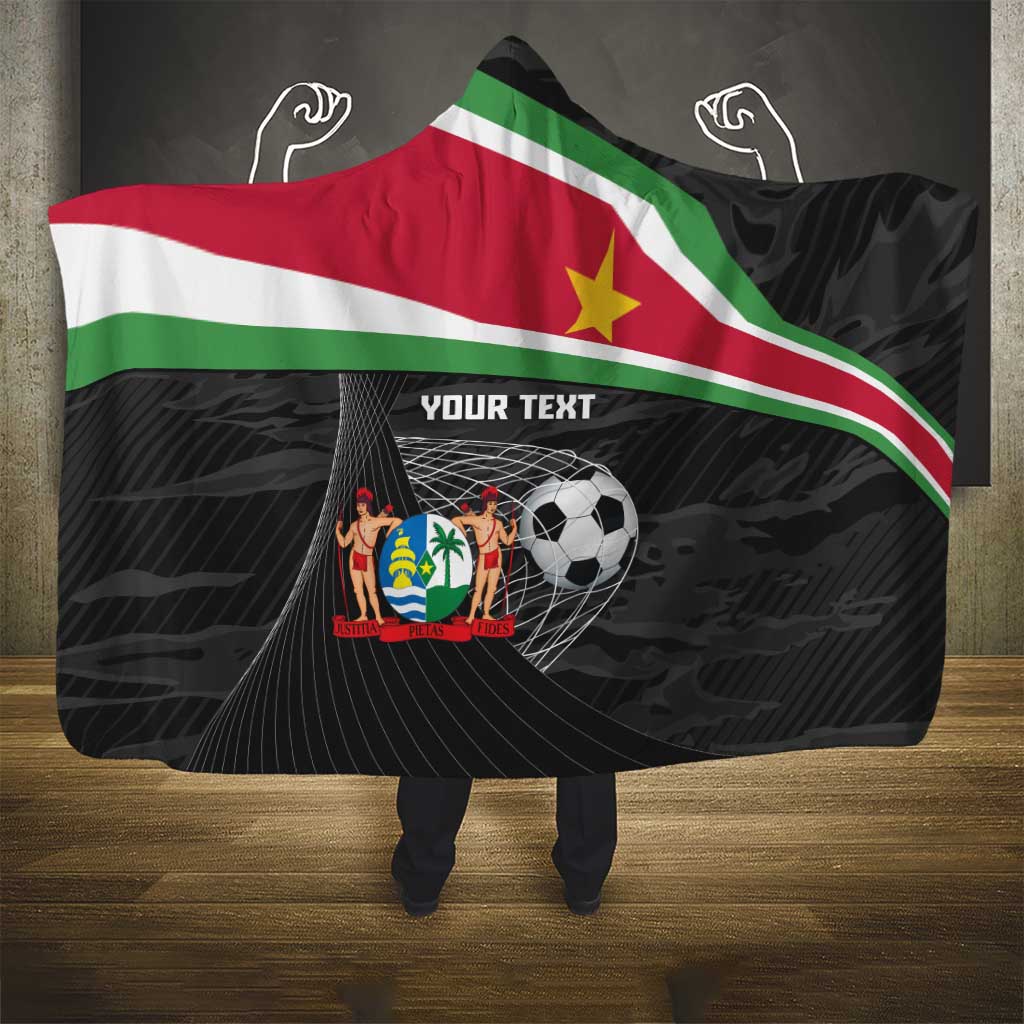 Custom Suriname Football 2026 Hooded Blanket Come On Natio
