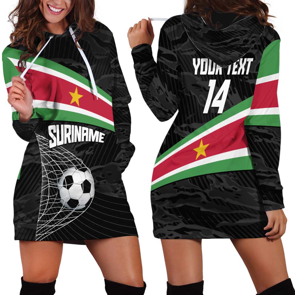 Custom Suriname Football 2026 Hoodie Dress Come On Natio