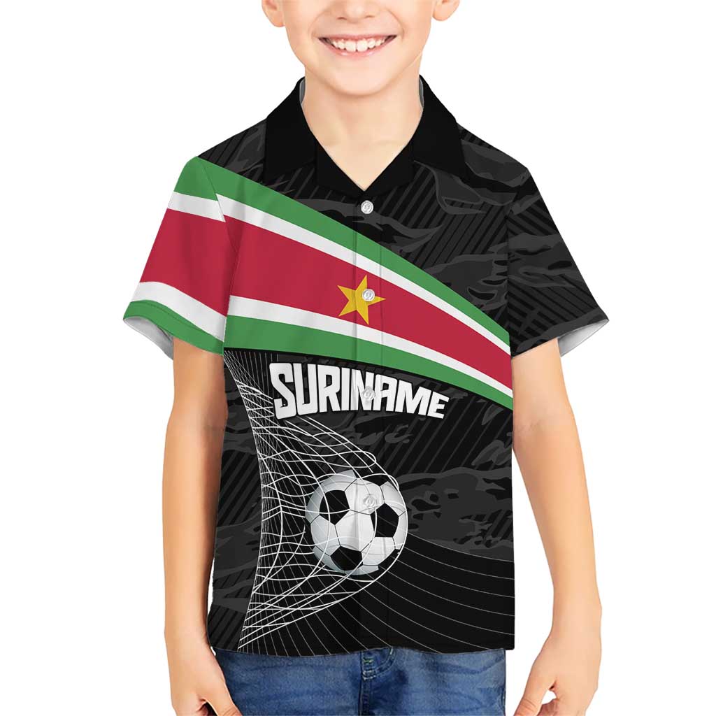 Custom Suriname Football 2026 Kid Hawaiian Shirt Come On Natio