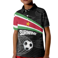 Custom Suriname Football 2026 Kid Polo Shirt Come On Natio