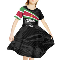Custom Suriname Football 2026 Kid Short Sleeve Dress Come On Natio