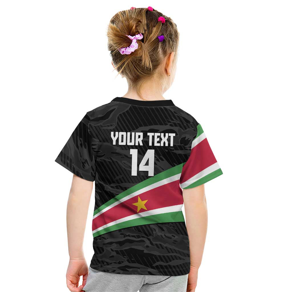 Custom Suriname Football 2026 Kid T Shirt Come On Natio