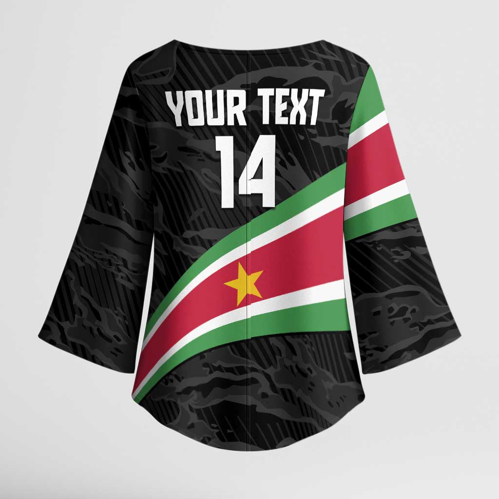 Custom Suriname Football 2026 Kimono Sleeve Blouse Come On Natio