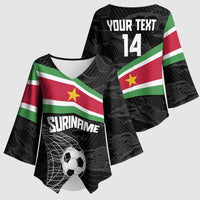 Custom Suriname Football 2026 Kimono Sleeve Blouse Come On Natio