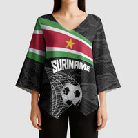 Custom Suriname Football 2026 Kimono Sleeve Blouse Come On Natio
