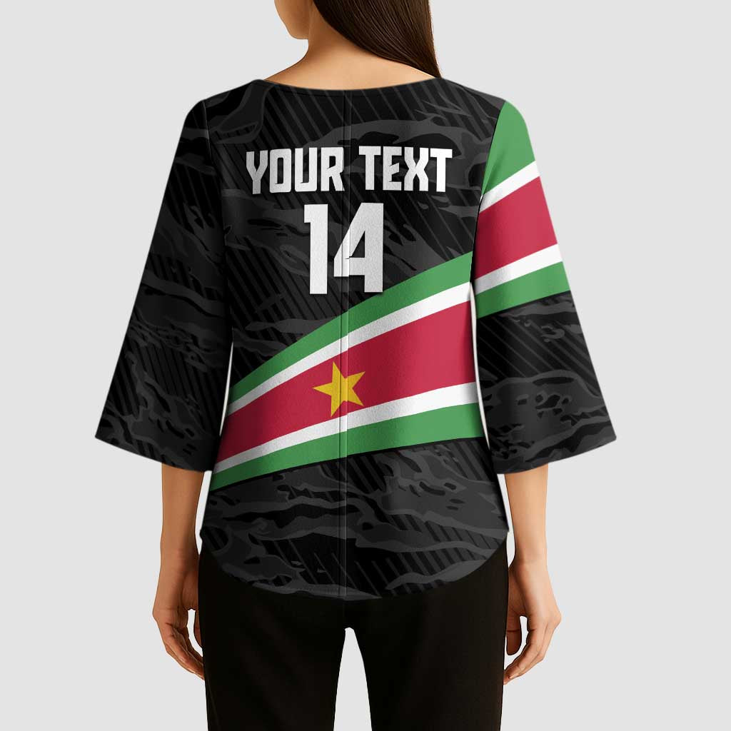 Custom Suriname Football 2026 Kimono Sleeve Blouse Come On Natio