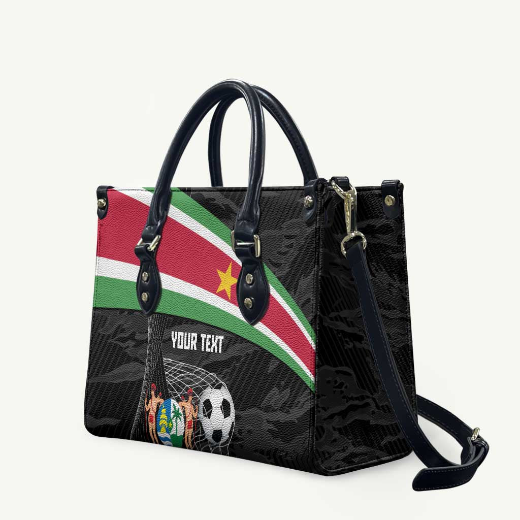 Custom Suriname Football 2026 Leather Bag Come On Natio