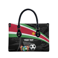 Custom Suriname Football 2026 Leather Bag Come On Natio