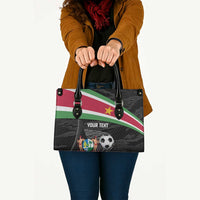Custom Suriname Football 2026 Leather Bag Come On Natio