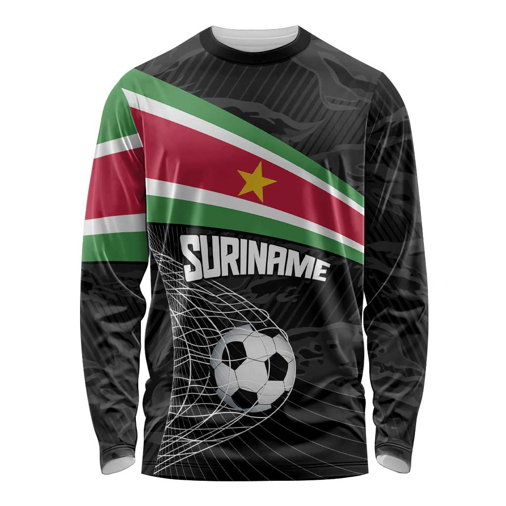 Custom Suriname Football 2026 Long Sleeve Shirt Come On Natio