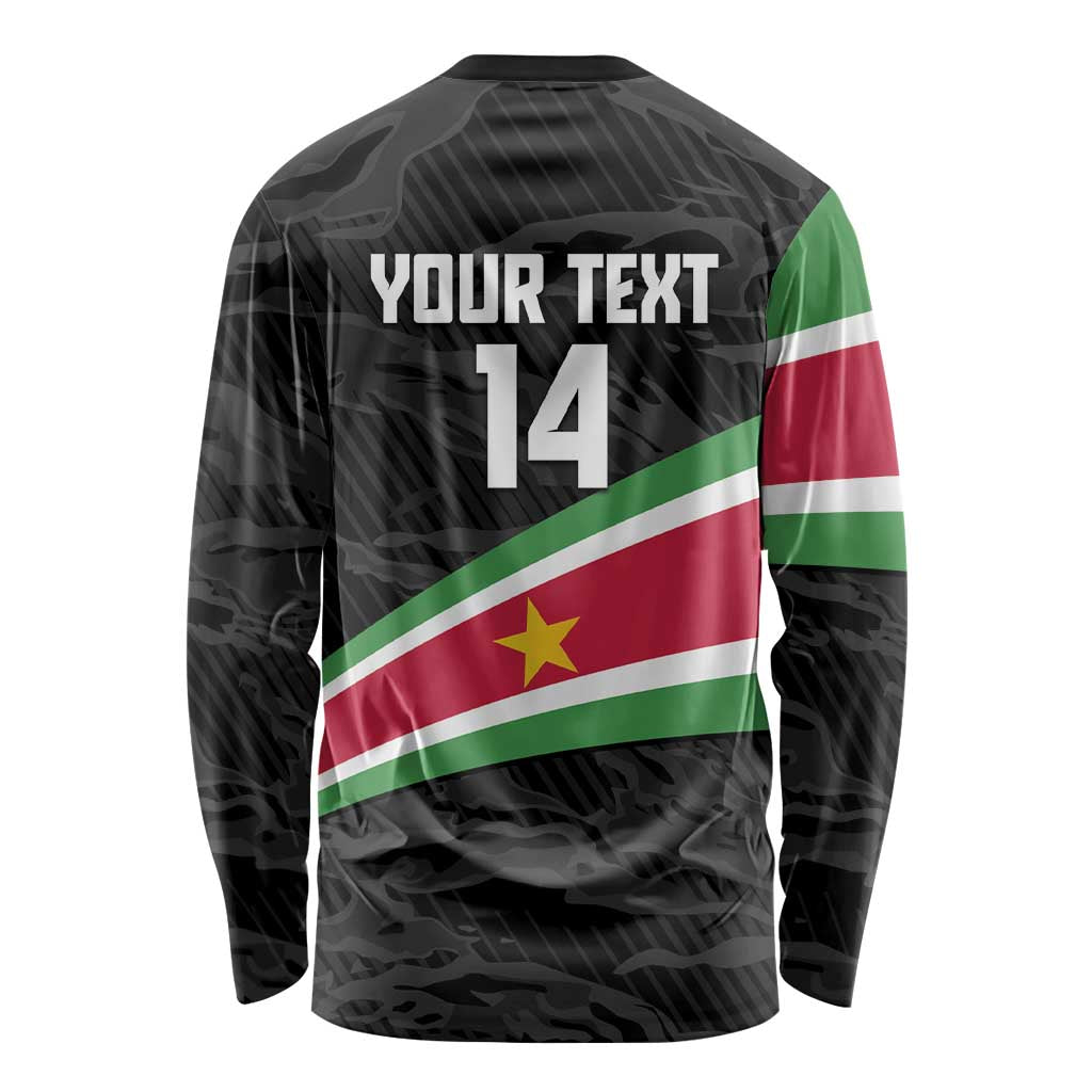 Custom Suriname Football 2026 Long Sleeve Shirt Come On Natio