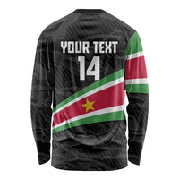 Custom Suriname Football 2026 Long Sleeve Shirt Come On Natio