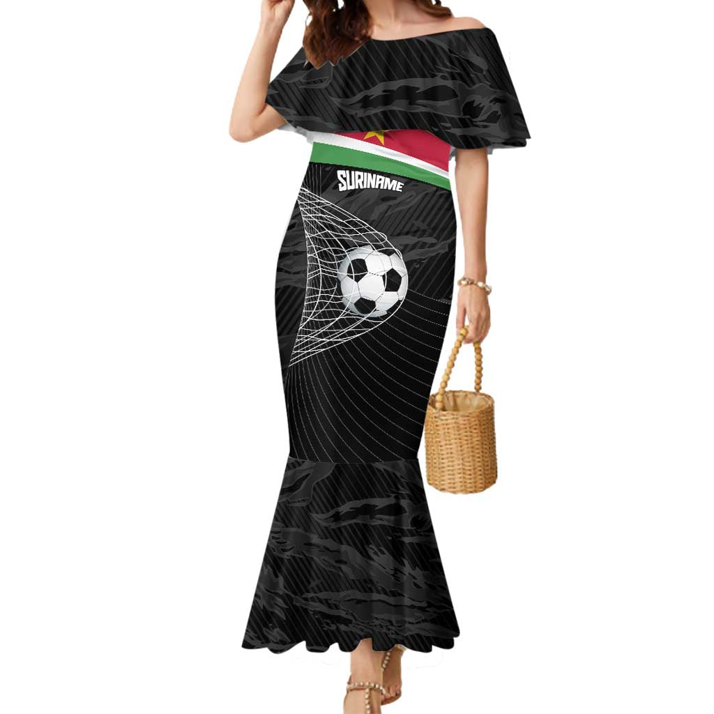 Custom Suriname Football 2026 Mermaid Dress Come On Natio