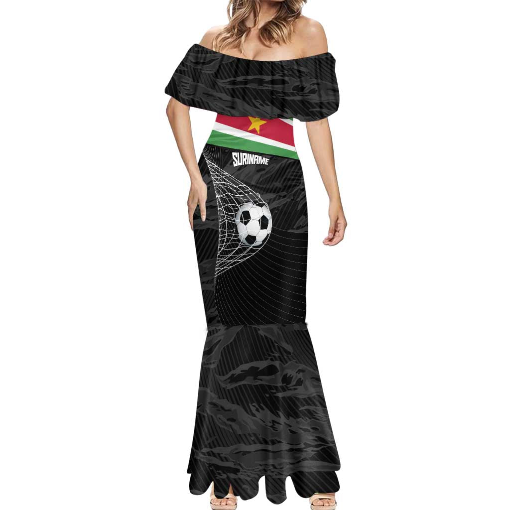 Custom Suriname Football 2026 Mermaid Dress Come On Natio