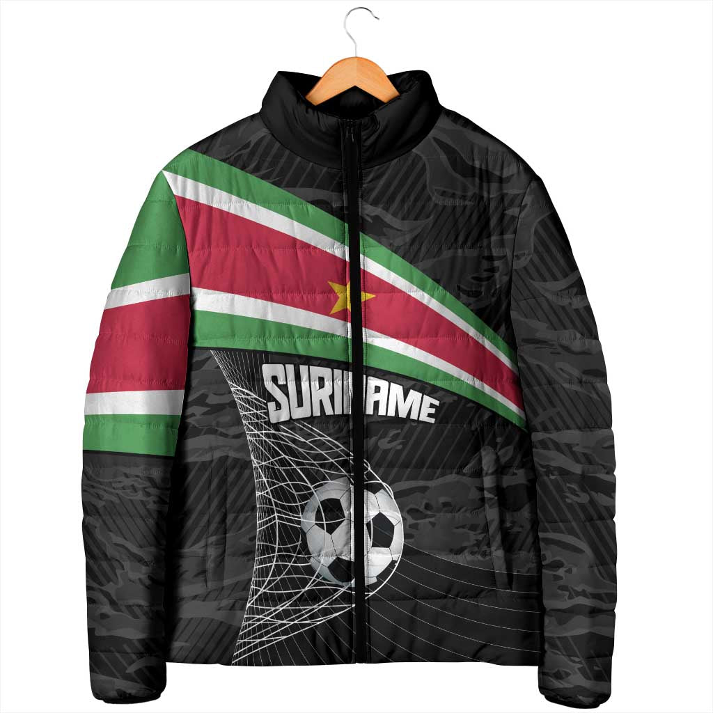 Custom Suriname Football 2026 Padded Jacket Come On Natio