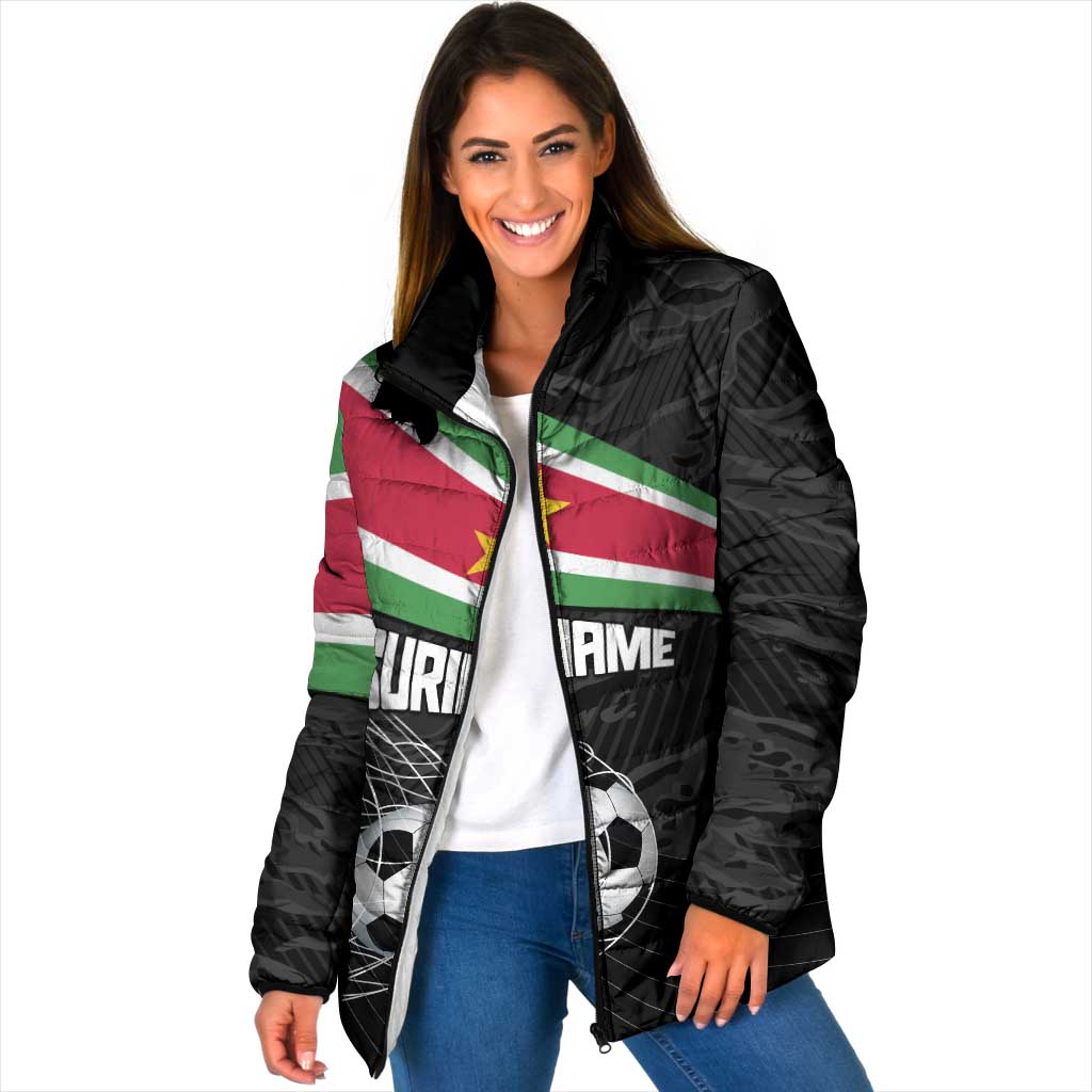 Custom Suriname Football 2026 Padded Jacket Come On Natio