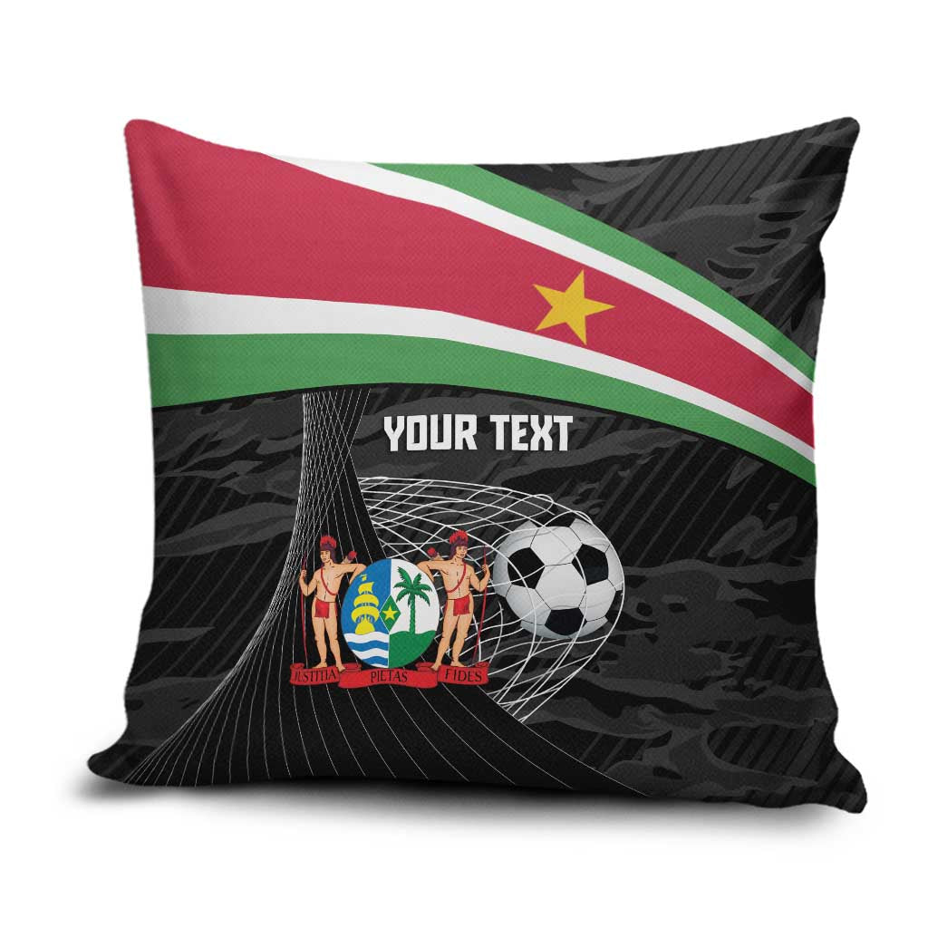 Custom Suriname Football 2026 Pillow Cover Come On Natio