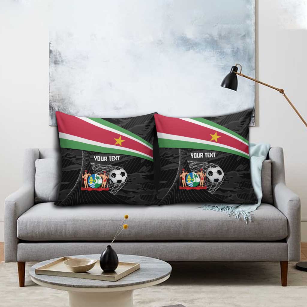 Custom Suriname Football 2026 Pillow Cover Come On Natio