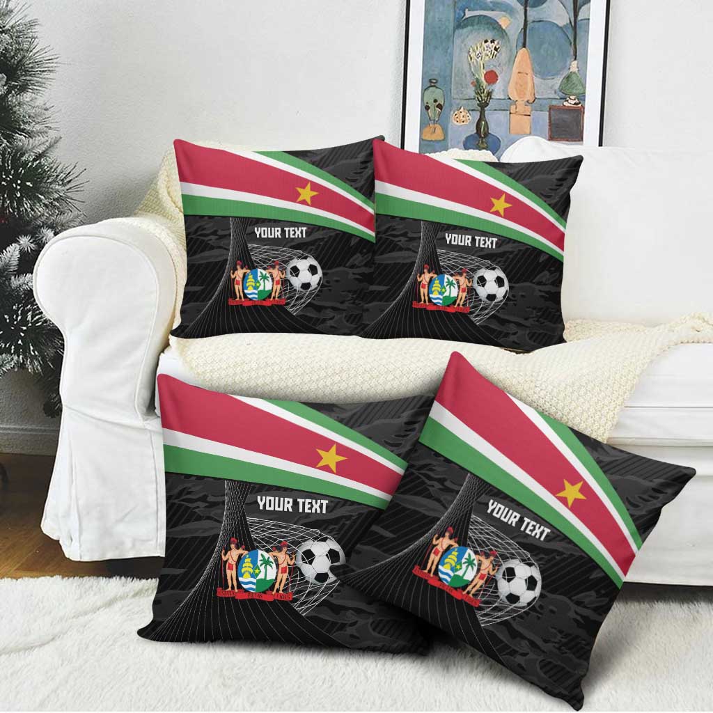 Custom Suriname Football 2026 Pillow Cover Come On Natio