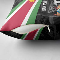 Custom Suriname Football 2026 Pillow Cover Come On Natio