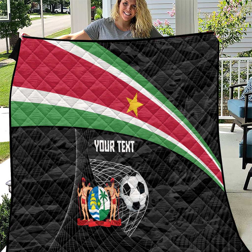Custom Suriname Football 2026 Quilt Come On Natio