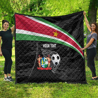 Custom Suriname Football 2026 Quilt Come On Natio