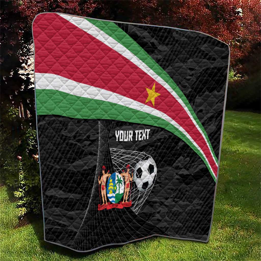 Custom Suriname Football 2026 Quilt Come On Natio