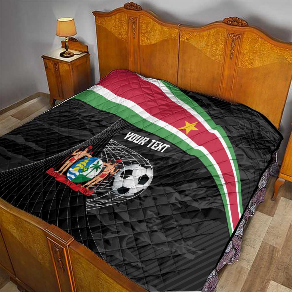 Custom Suriname Football 2026 Quilt Come On Natio