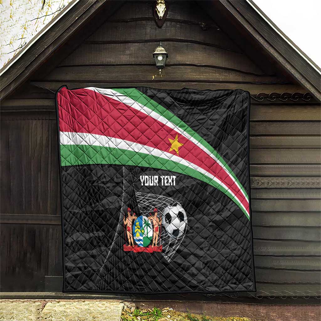 Custom Suriname Football 2026 Quilt Come On Natio