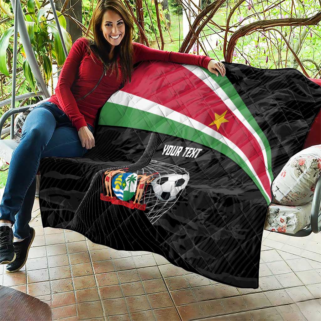 Custom Suriname Football 2026 Quilt Come On Natio
