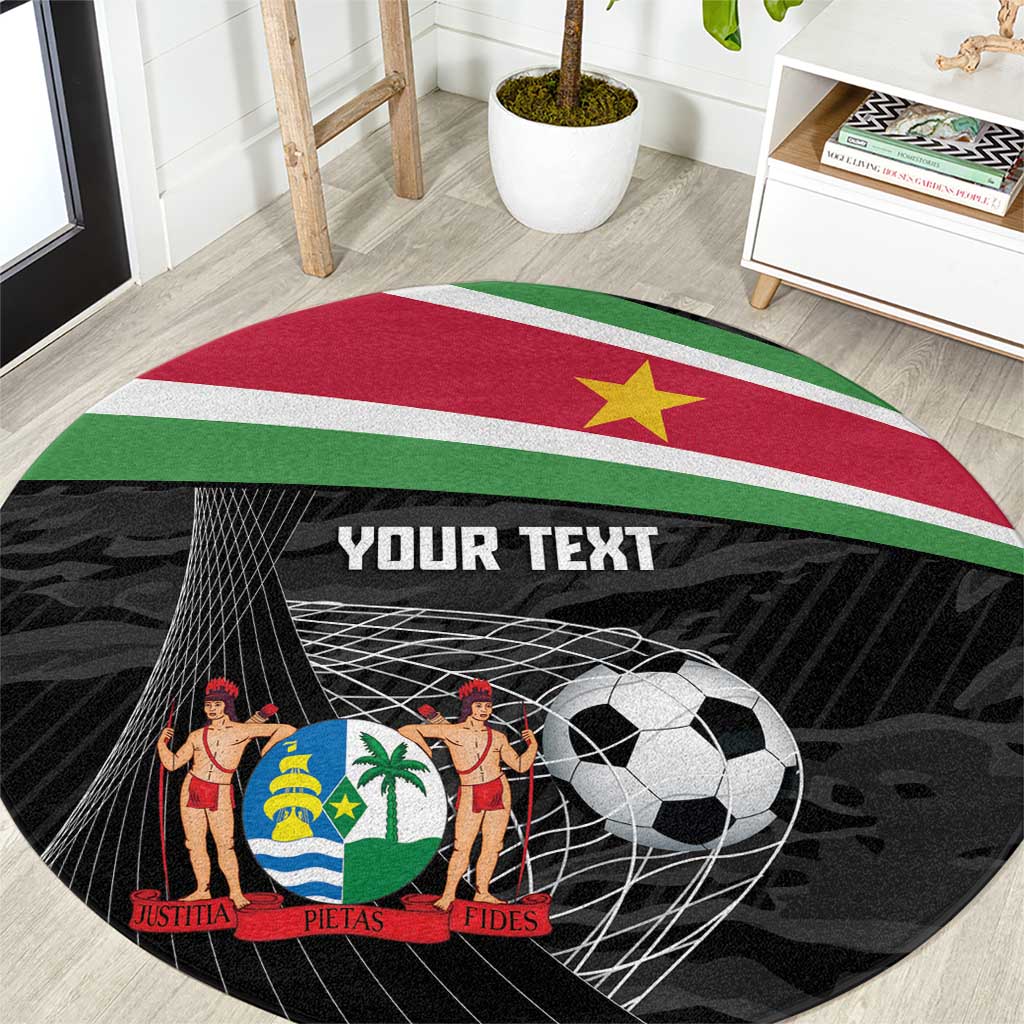Custom Suriname Football 2026 Round Carpet Come On Natio