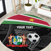 Custom Suriname Football 2026 Round Carpet Come On Natio