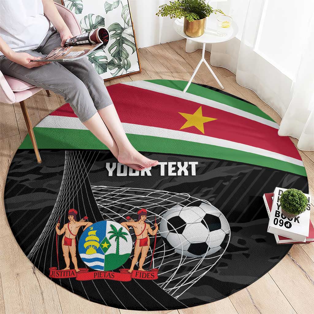 Custom Suriname Football 2026 Round Carpet Come On Natio