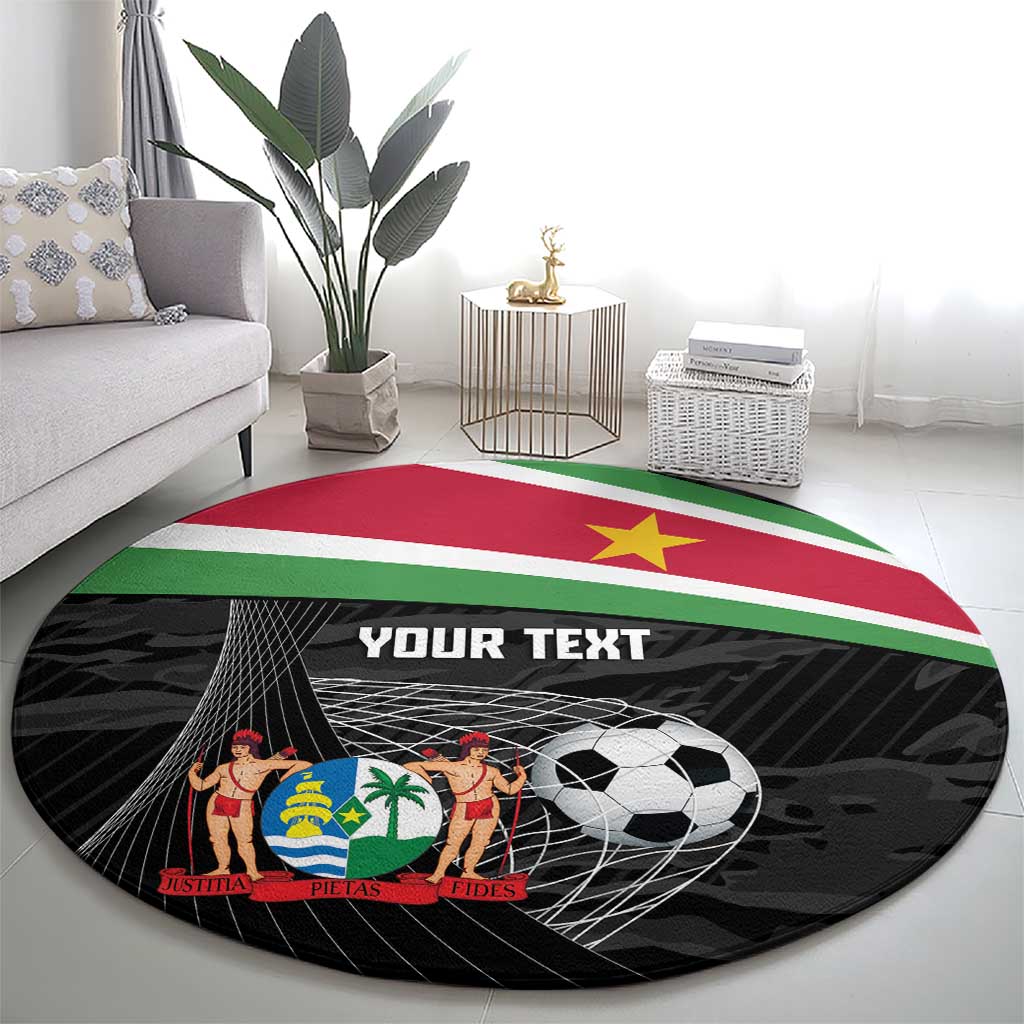 Custom Suriname Football 2026 Round Carpet Come On Natio