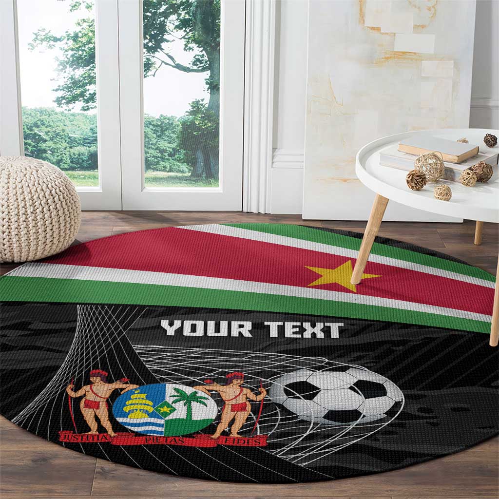 Custom Suriname Football 2026 Round Carpet Come On Natio