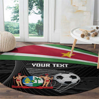 Custom Suriname Football 2026 Round Carpet Come On Natio