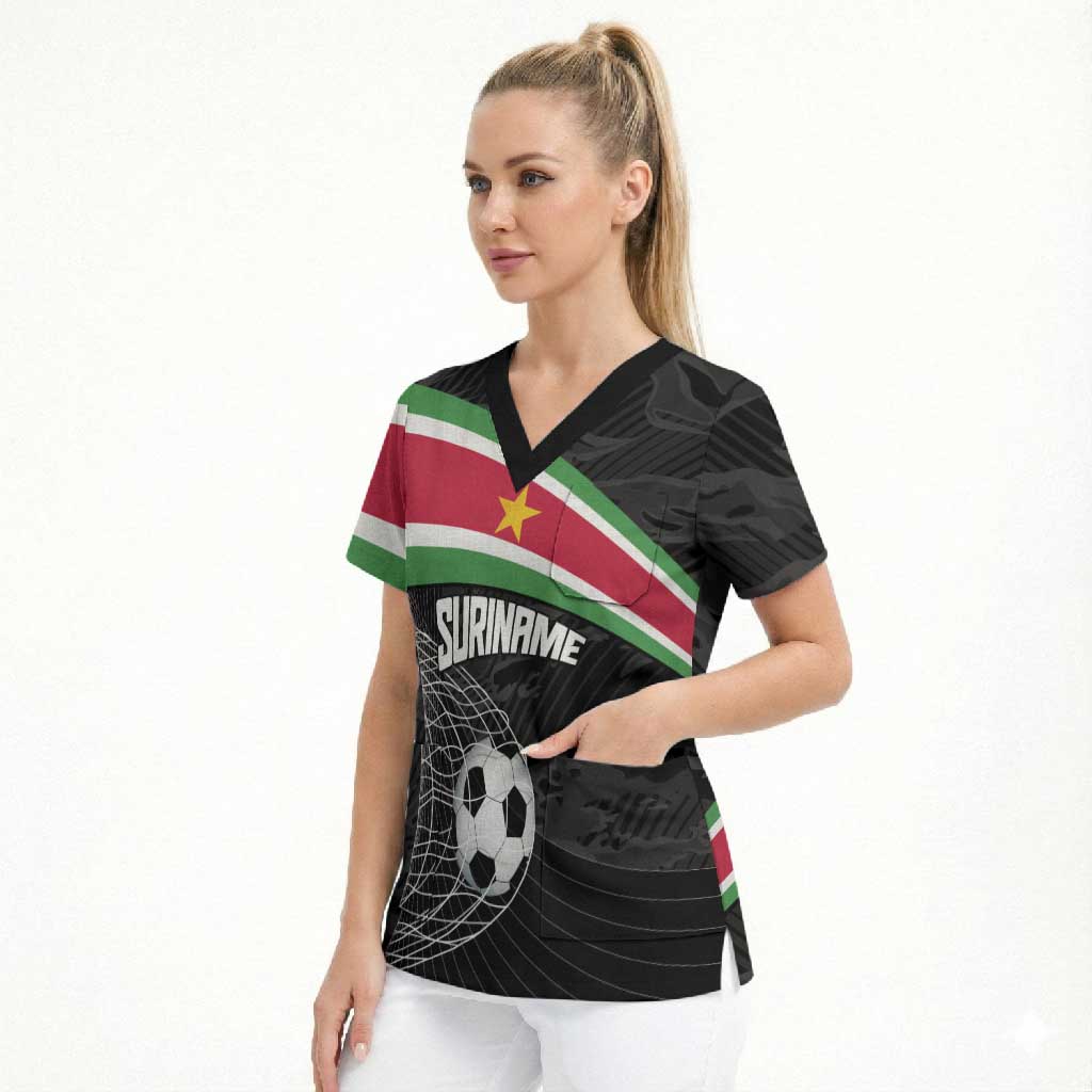 Custom Suriname Football 2026 Scrub Top Come On Natio