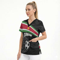 Custom Suriname Football 2026 Scrub Top Come On Natio