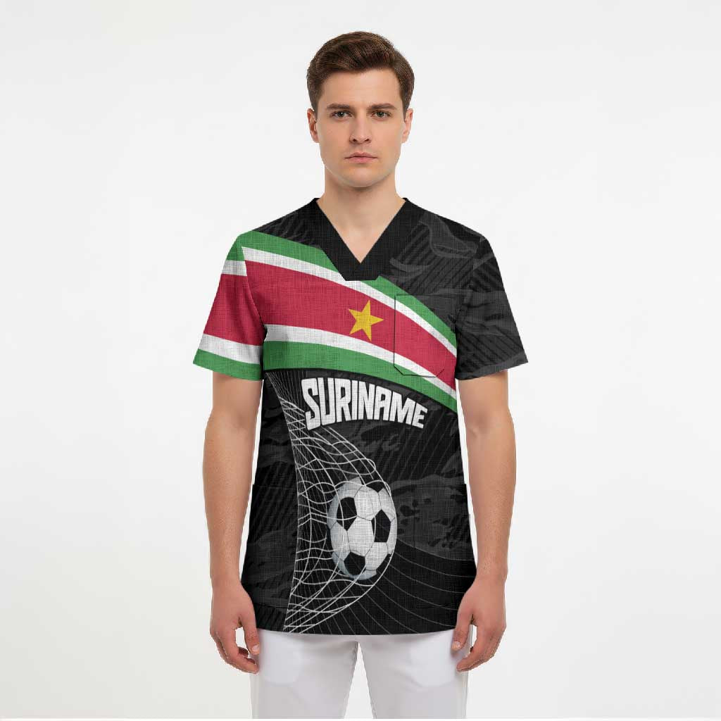 Custom Suriname Football 2026 Scrub Top Come On Natio